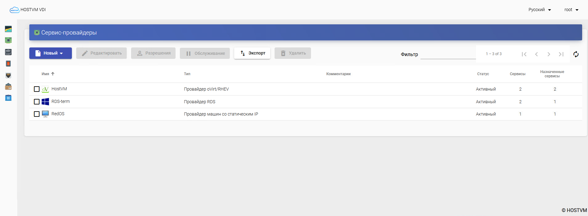 HOSTVM VDI — управление расходами