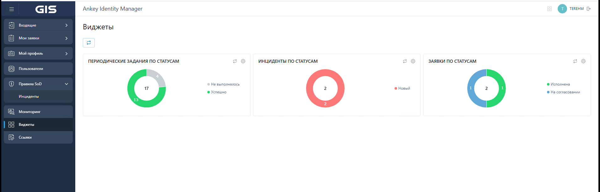 Ankey IDM — панель мониторинга Activity Instance Manager